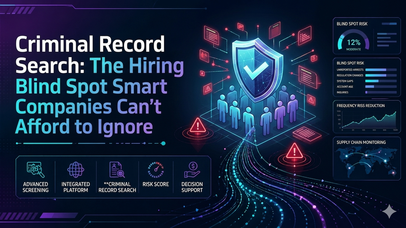 Criminal Record Search: The Hiring Blind Spot Smart Companies Can’t Afford To Ignore