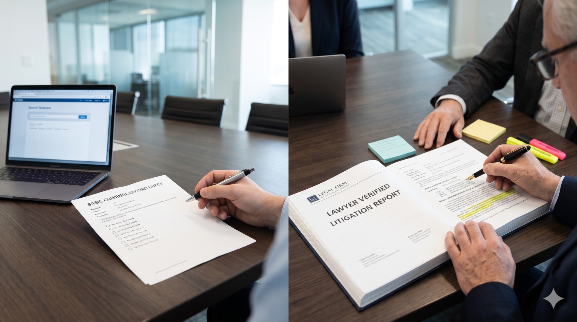 Criminal Checks Vs Lawyer Verified Litigation Reports: When Is A Deeper Legal Review Necessary?